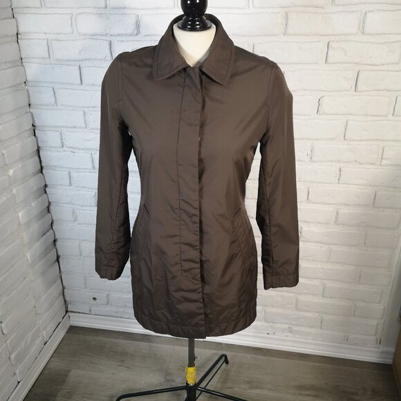 Gap Factory Store Ladies Size XS Brown Lined Lightweight Jacket - Picture 1 of 9